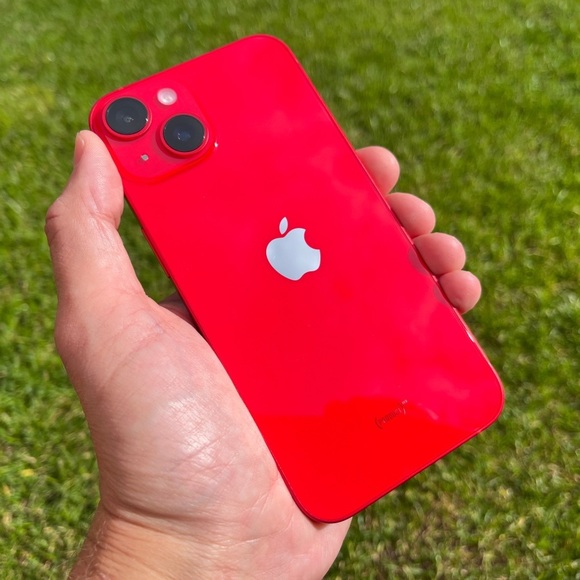 NEW Red Apple IPhone 14 Plus w/o box - Picture 4 of 4
